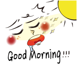 Blush Facial expressions sticker #8587799