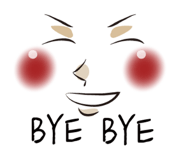 Blush Facial expressions sticker #8587825