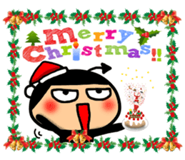 Christmas devil Sticker sticker #8587908