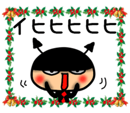 Christmas devil Sticker sticker #8587915