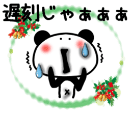 Christmas panda Sticker sticker #8588012