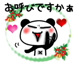 Christmas panda Sticker sticker #8588018