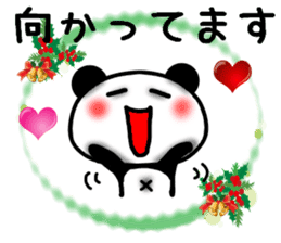 Christmas panda Sticker sticker #8588025
