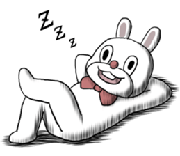 Sticker of the free rabbit sticker #8588373