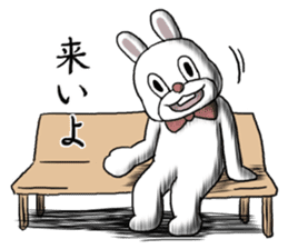 Sticker of the free rabbit sticker #8588378