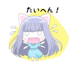 NEKOCHI, Cute Cat Girl sticker #8588954