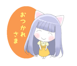 NEKOCHI, Cute Cat Girl sticker #8588961