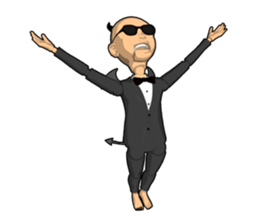 Devil doll sticker #8589086