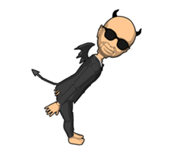 Devil doll sticker #8589087