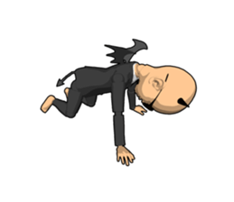 Devil doll sticker #8589088