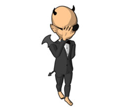 Devil doll sticker #8589093