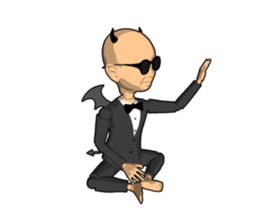 Devil doll sticker #8589103