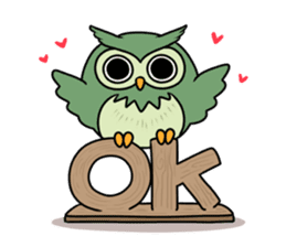 Owl's sticker sticker #8589234