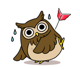 Owl's sticker sticker #8589260