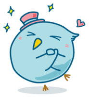 Funny Pi-chan sticker #8589629