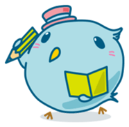 Funny Pi-chan sticker #8589638