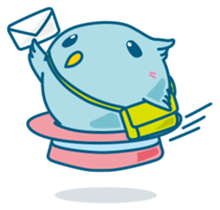 Funny Pi-chan sticker #8589639