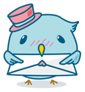 Funny Pi-chan sticker #8589640