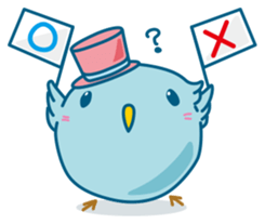 Funny Pi-chan sticker #8589642