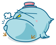 Funny Pi-chan sticker #8589655