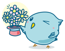 Funny Pi-chan sticker #8589657