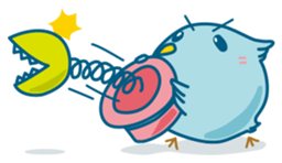 Funny Pi-chan sticker #8589660