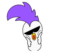 Mohican Bird 3 sticker #8589918