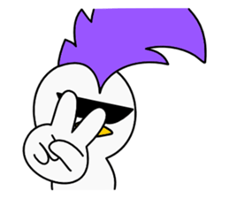 Mohican Bird 3 sticker #8589927