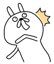 captain rabbit 5 sticker #8590008