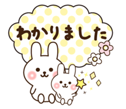 kind keigo rabbit sticker sticker #8590235
