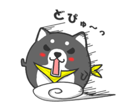 Circle Shiba dog sticker #8590316