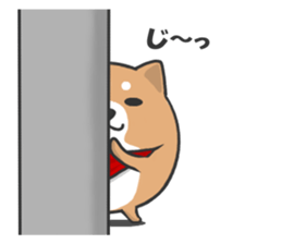 Circle Shiba dog sticker #8590319