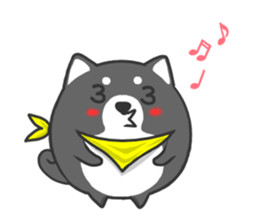 Circle Shiba dog sticker #8590320