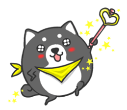 Circle Shiba dog sticker #8590325