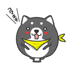 Circle Shiba dog sticker #8590327