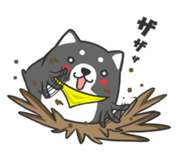 Circle Shiba dog sticker #8590329