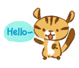 Cute Squirrel-Chipmunk~Jojo sticker #8590386