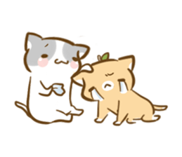 Cat come sticker #8590480