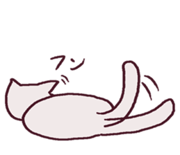 Cat Office worker daily conversation. sticker #8590543