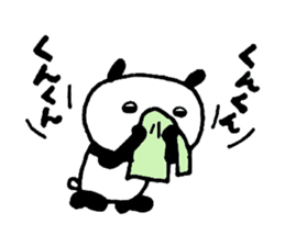 Playful Osaka panda sticker #8591230