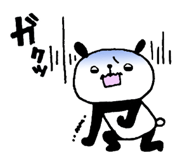 Playful Osaka panda sticker #8591233