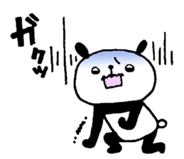 Playful Osaka panda sticker #8591233