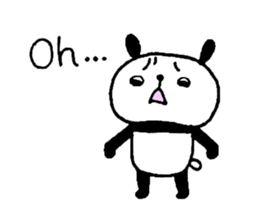 Playful Osaka panda sticker #8591245