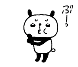 Playful Osaka panda sticker #8591253