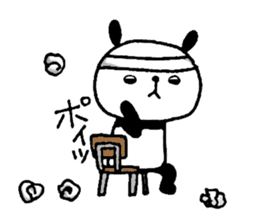 Playful Osaka panda sticker #8591254
