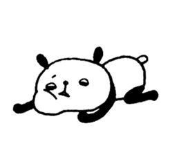 Playful Osaka panda sticker #8591263