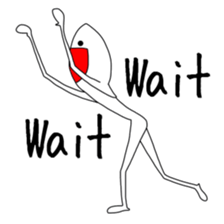 Tension high, always smiling guy Part2 sticker #8591339