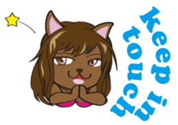 Sexy bikini cat part2e sticker #8591601