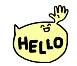 Cute balloon! sticker #8592023