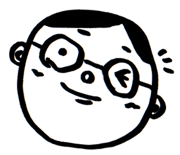 A Man Wearing Glasses 3. sticker #8592398